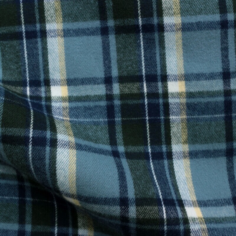 Cotton shaggy flannel check　