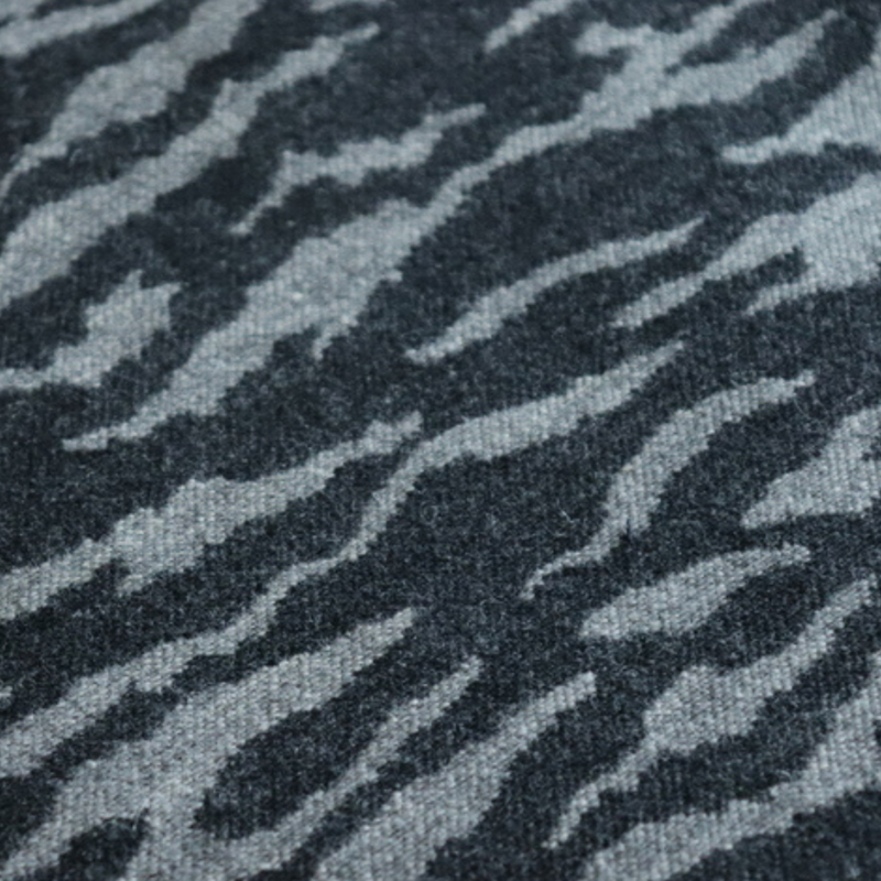 Wool Zebra Pattern Jacquard