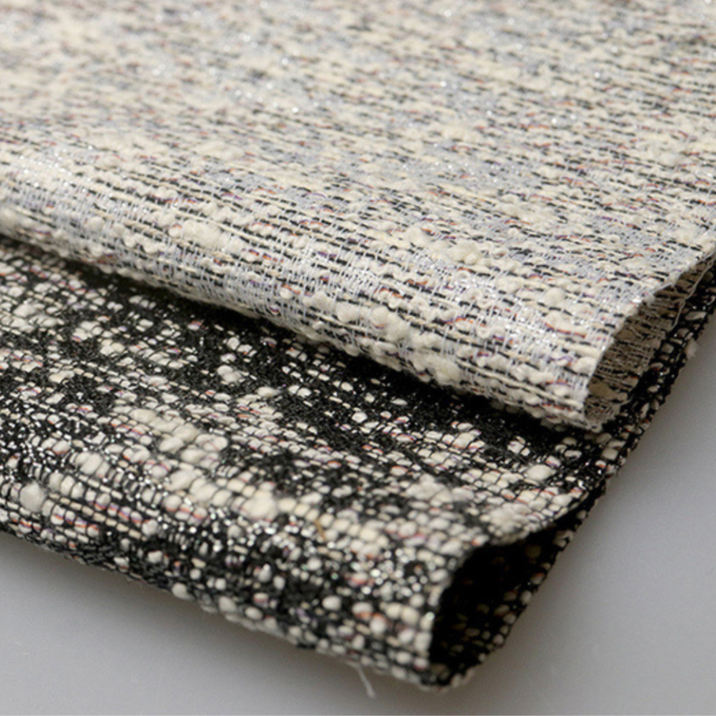 Cotton AcetateMetallic Tweed