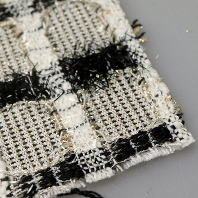 metallic fancy tweed