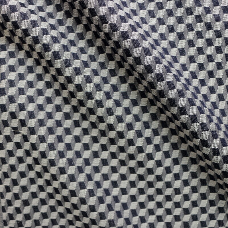 Cotton　geometric pattern　jacquard