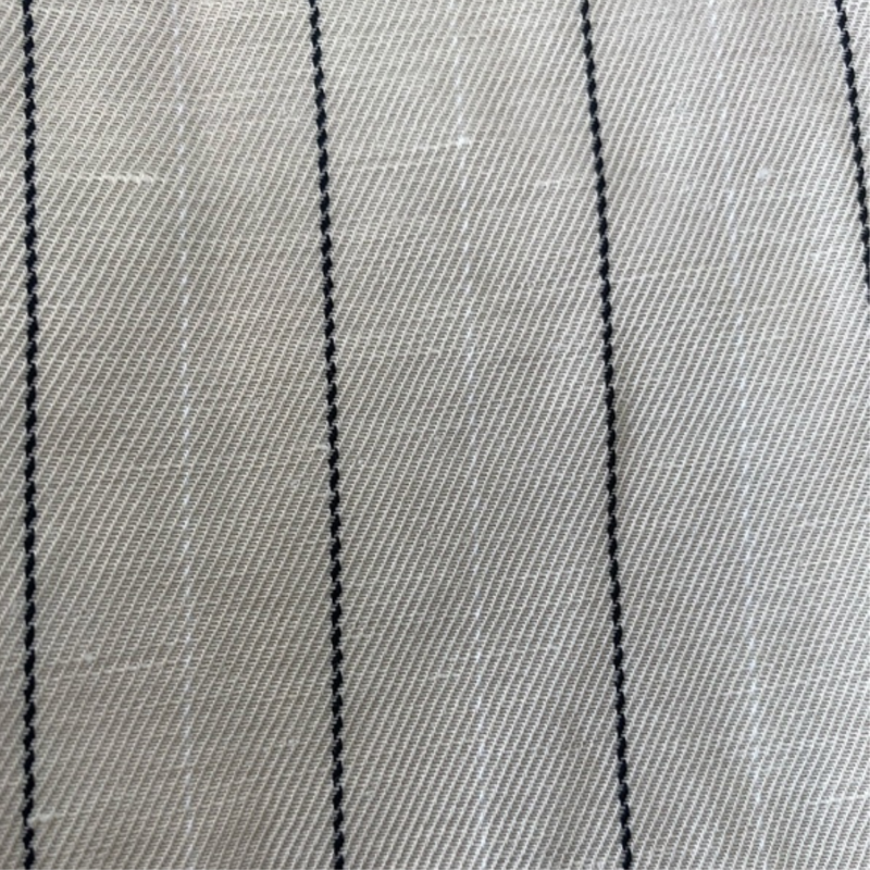 acetate linen stripe