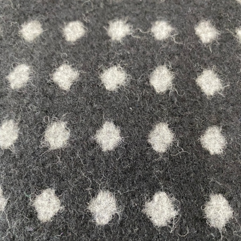 brushed dot tweed