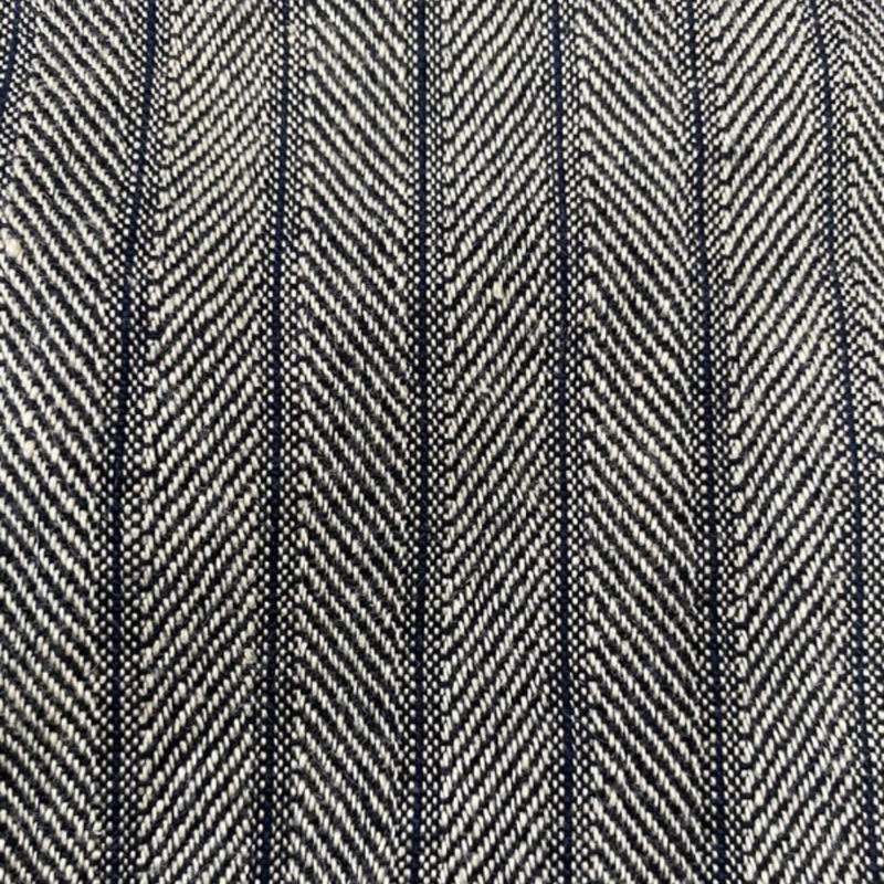 Linen cotton herringbone