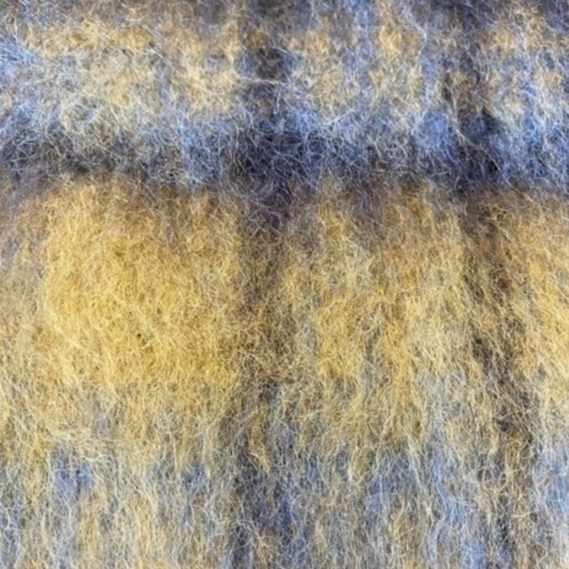 mohair shaggy check