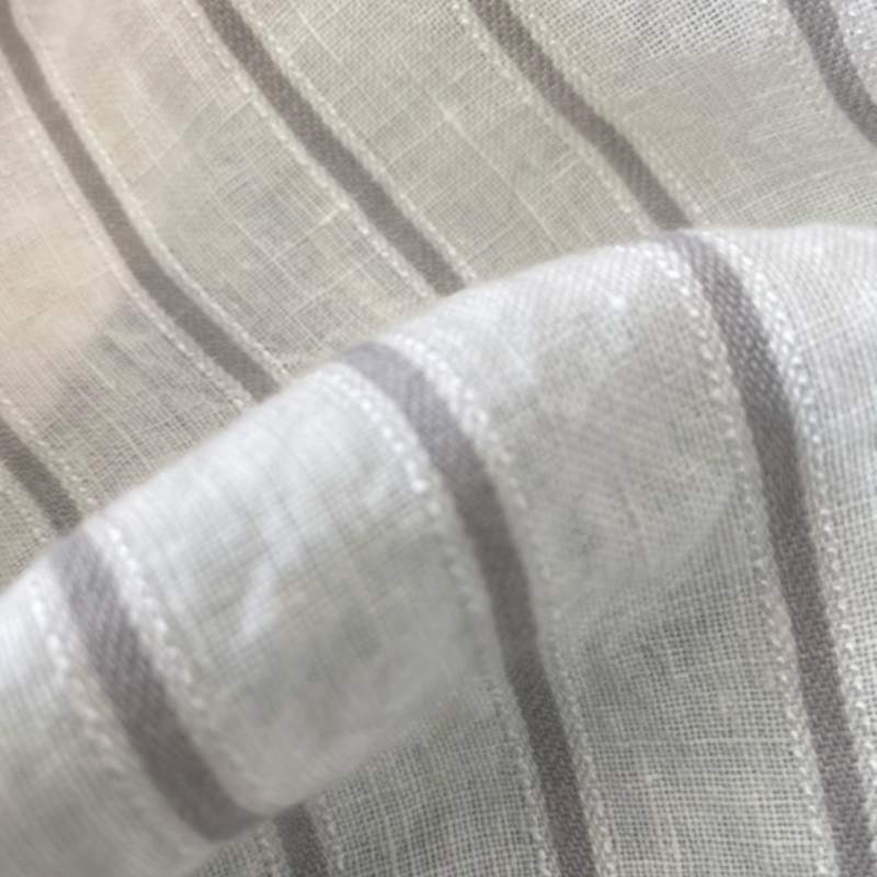 linen dobby stripe