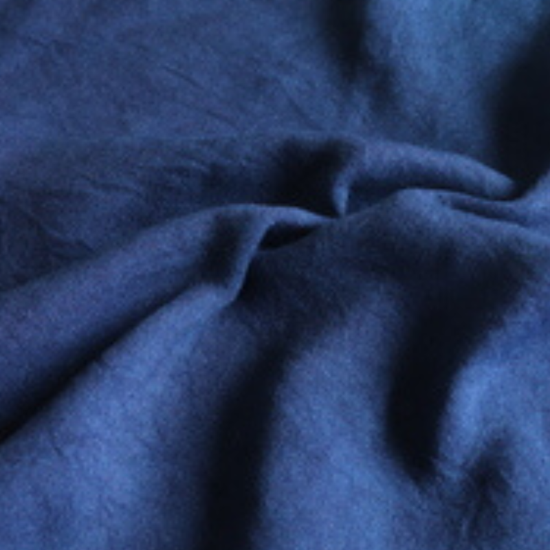 Silk Cotton Gauze Indigo Dye