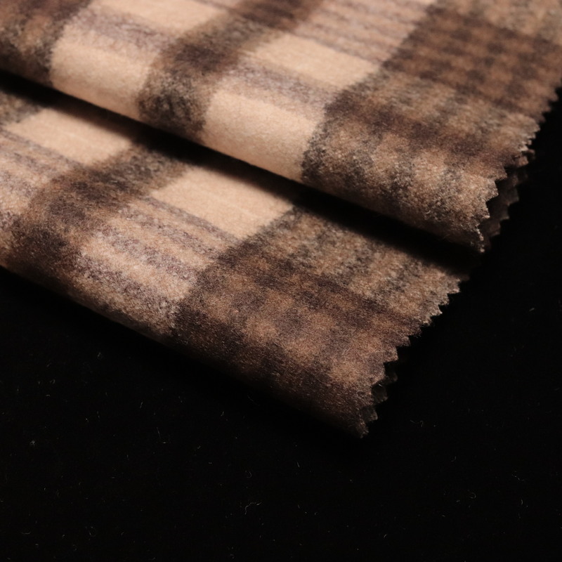 Wool Cashmere check