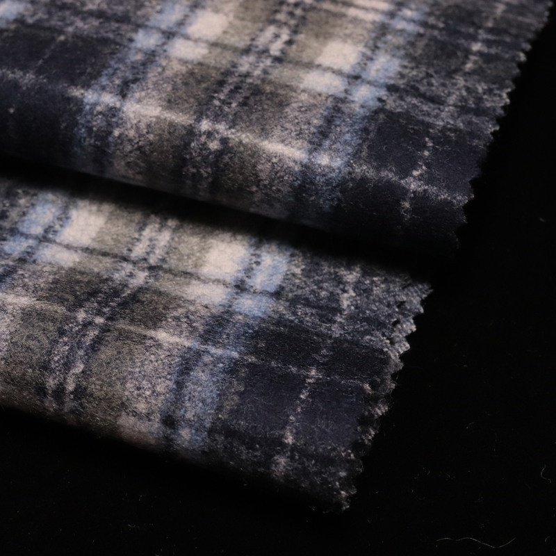 Wool Cashmere Check
