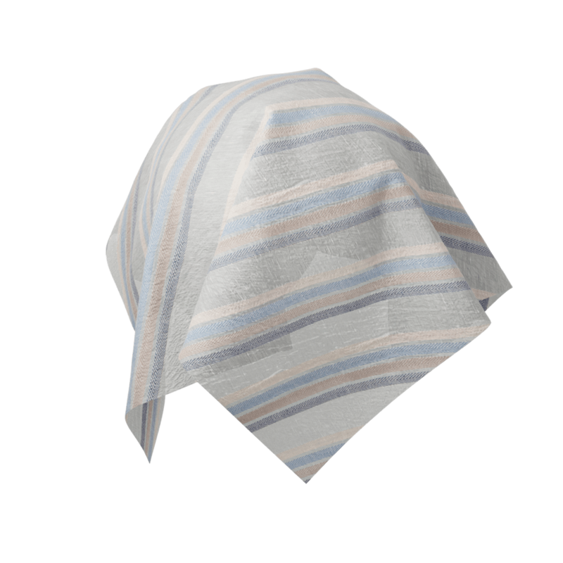 Cotton Linen Yarn Stripe