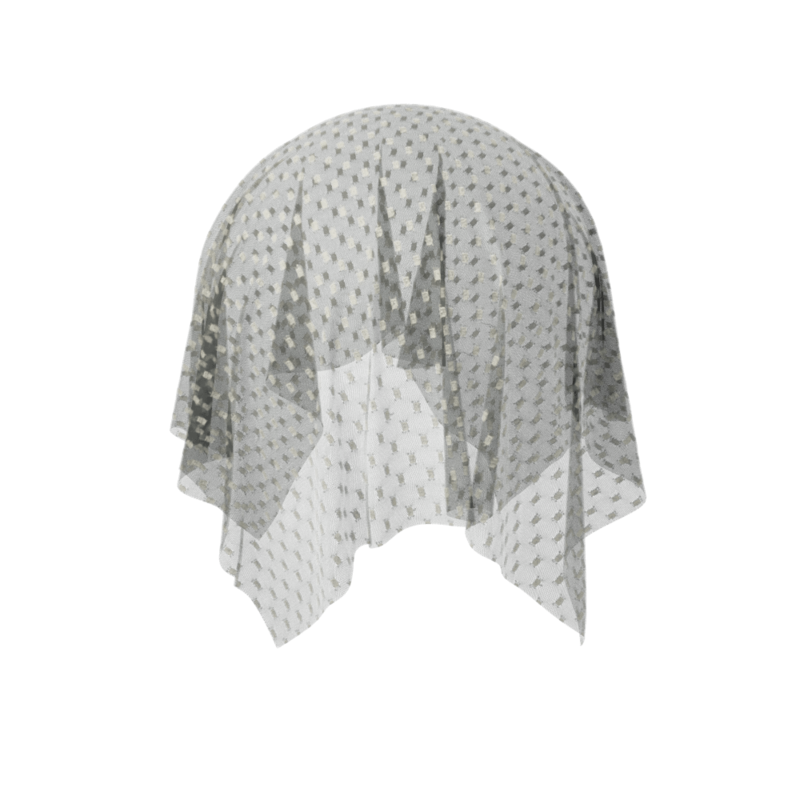 Tulle Lace Dot Square