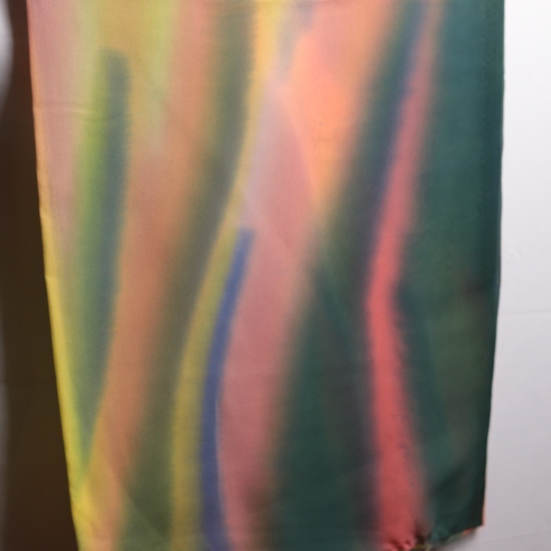 Silk Rainbow　Printed　chiffon