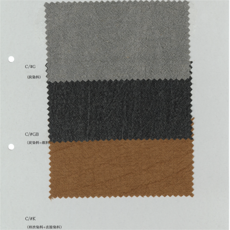 COTTON AND FLAX DYED PLAIN