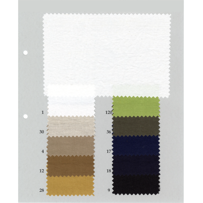 COTTON AND LINEN DYED LAWN