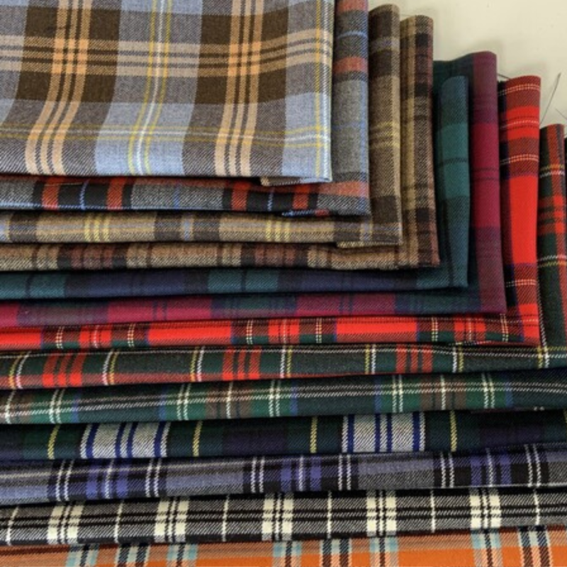 Worsted Wool tartan check