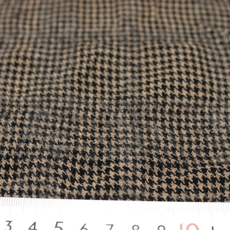 Wool Cotton washed check